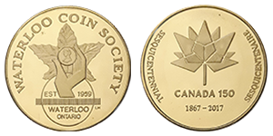 W.C.S. 2017 Canada 150 Brass Medal